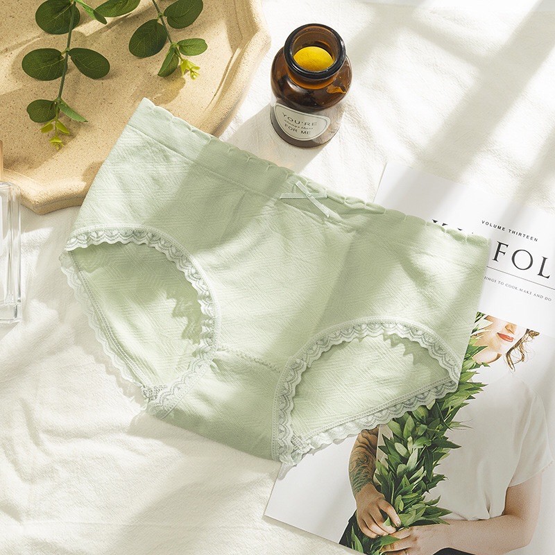 Quần lót cotton kháng khuẩn Midori dệt kim chống hằn viền thấm hút tốt 3DA | BigBuy360 - bigbuy360.vn