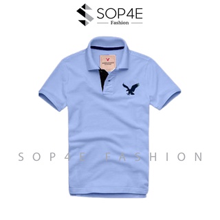 SOP4E Áo thun nam nữ cổ bẻ Polo Eagle SOP4E ATCB102