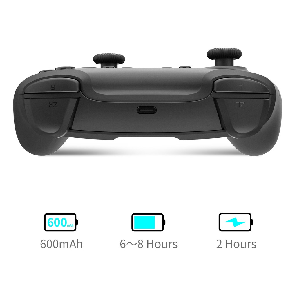 Tay cầm điều khiển chơi game màu xám/đen cho Nintendo Gen4 | BigBuy360 - bigbuy360.vn