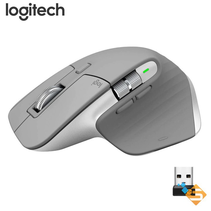 Chuột không dây bluetooth Logitech MX Master 3 (Windows, MAC) - Sạc nhanh USB-C, Bảo Hành Chính Hãng 1 Năm