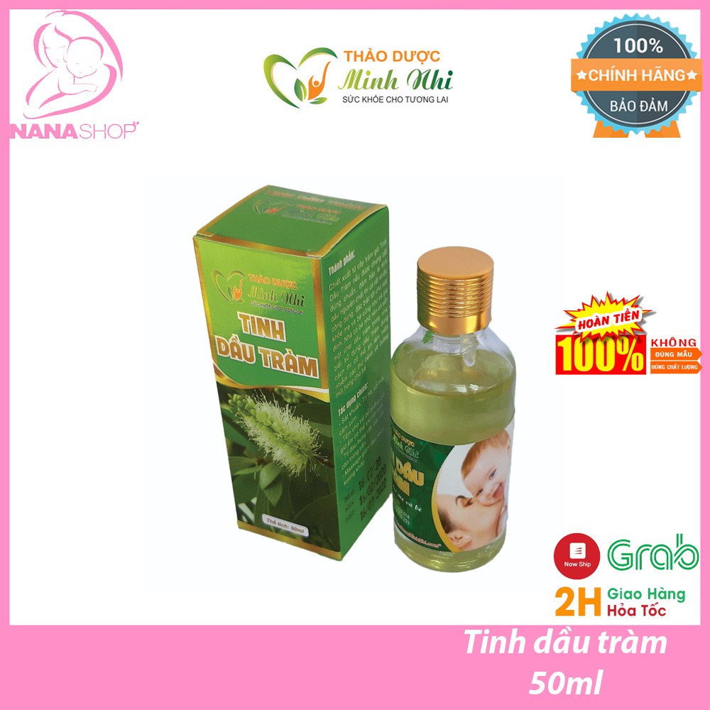 Tinh dầu Tràm - Giữ ấm, phòng ho, sổ mũi và các vết côn trùng ( Lọ 50ml )