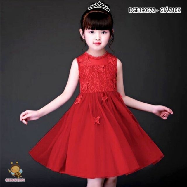 (Combo) Đầm ren công chúa cho bé gái