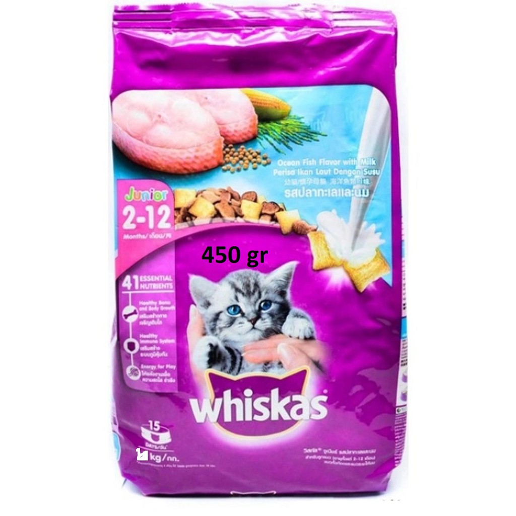 Thức ăn cho mèo con Whiskas 450gr