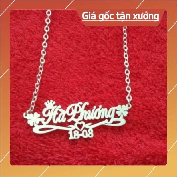 FREE SHIP Dây chuyền đặt theo tên ...bạc đẹp