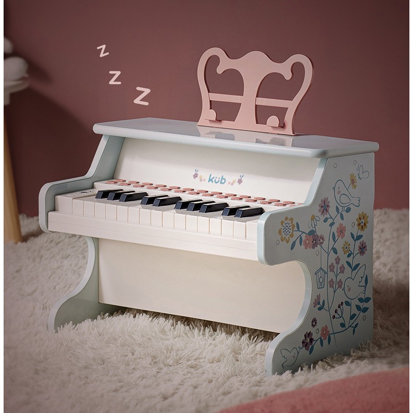 Đồ Chơi Đàn Mini Piano Cao Cấp - KUB, Đèn LED Hướng Dẫn Bé Tập Đánh Kèm Nhạc Mẫu, Chức Năng Ghi Âm, Âm Thanh Cực Hay