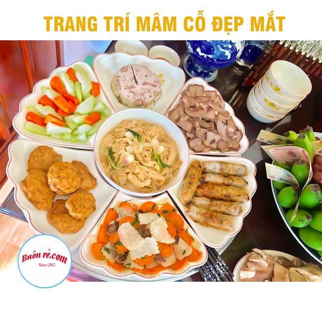 Bộ bát đĩa Hoa Mặt trời sứ cao cấp màu trắng sang trọng - Set bát đĩa hoa mặt trời đẹp thắp hương 01517