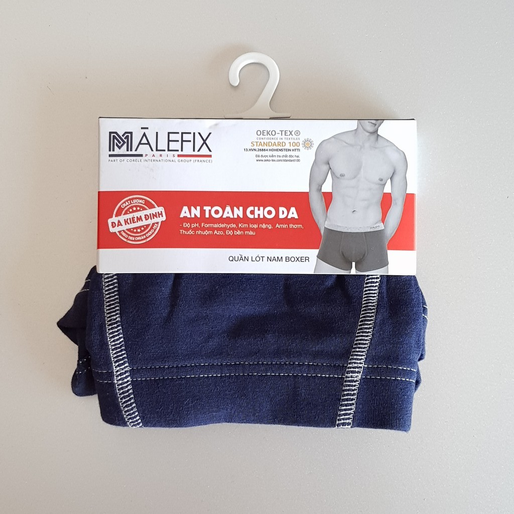 Boxer Malefix 07014. Sx tại Scavi VIệt Nam. Màu xanh đen.