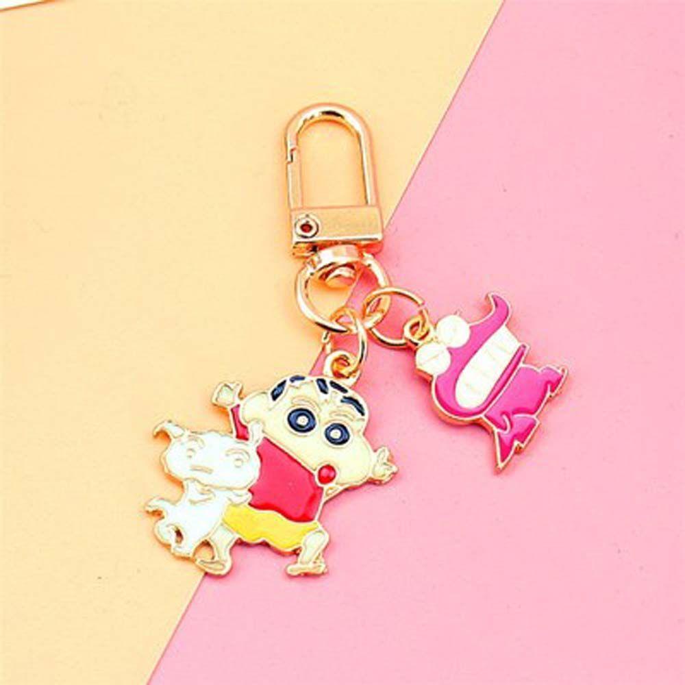 REBUY1 Móc Khóa Hình Cậu Bé Bút Chì Shin-chan Dễ Thương