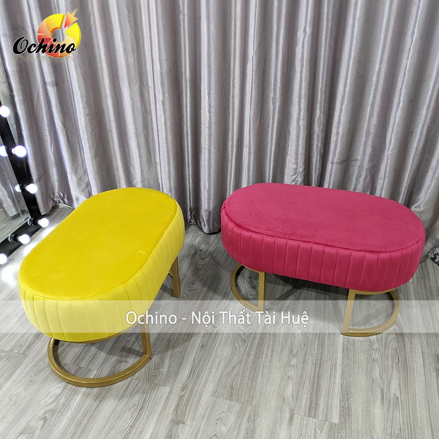 Ghế Băng Dài, Ghế Ngồi Chờ Cách Điệu Chân Vàng Siêu Sang Chảnh với chiều dài 80cm,1m2 hay 1m6