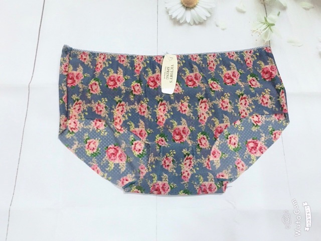 Quần đúc su thông hơi họa tiết hoa nhí siêu mát