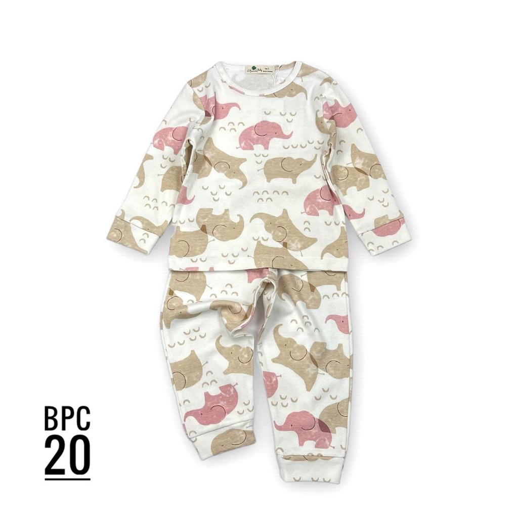 Bộ quần áo cotton thu đông LITIBABY họa tiết, cho bé 3-10 tuổi [BPC]