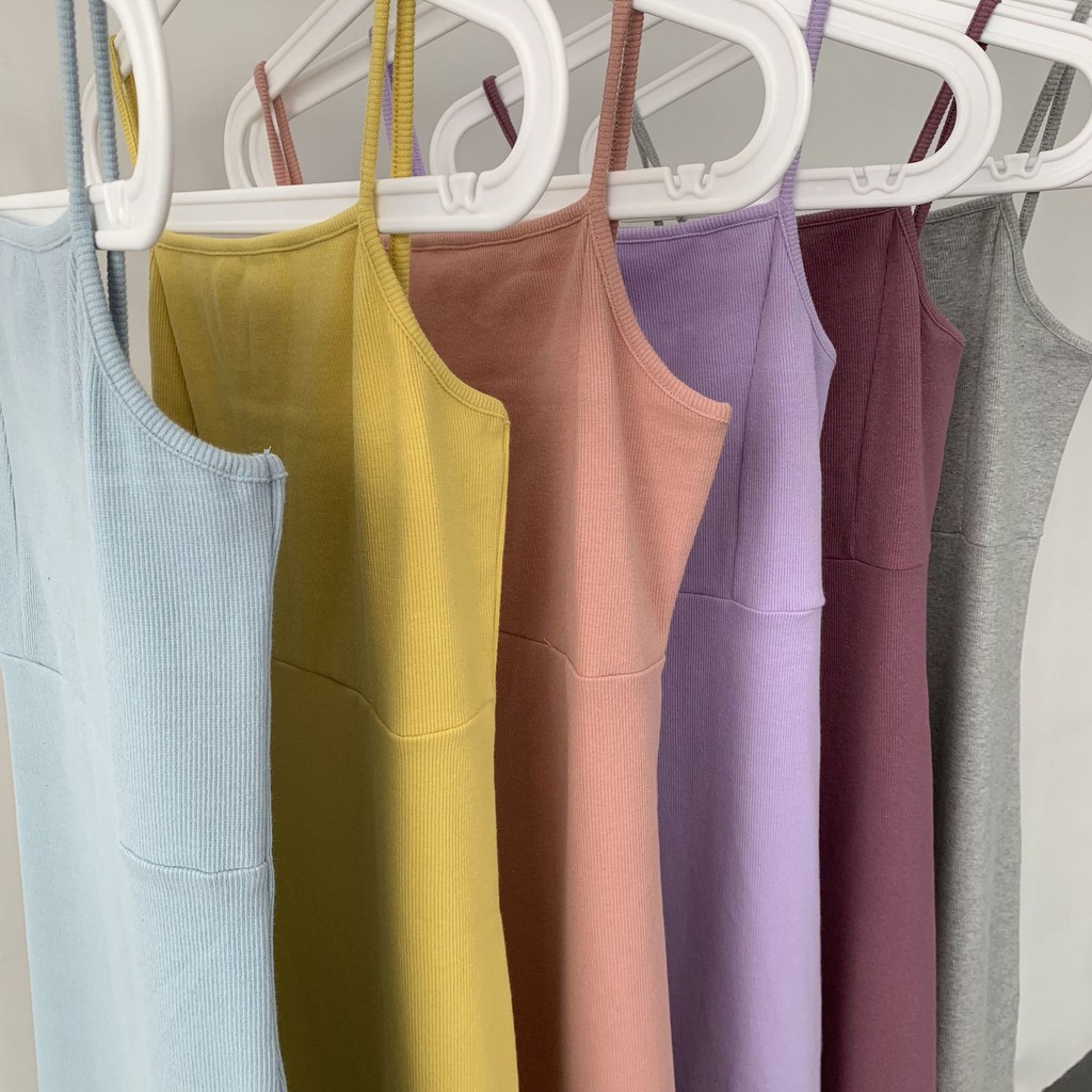 VÁY 2 DÂY THUN SIÊU ĐẸP