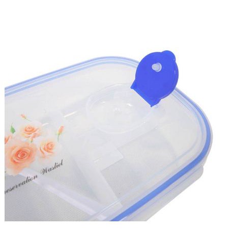Hộp Nhựa 2 Ngăn Việt Nhật ❤️FREESHIP❤️ Hộp Nhựa Đựng Thực Phẩm Tủ Lạnh 2 Ngăn Tiện Dụng