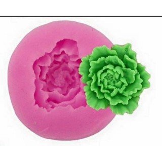 Khuôn silicon hoa 3D/hoa mẫu đơn 4cm