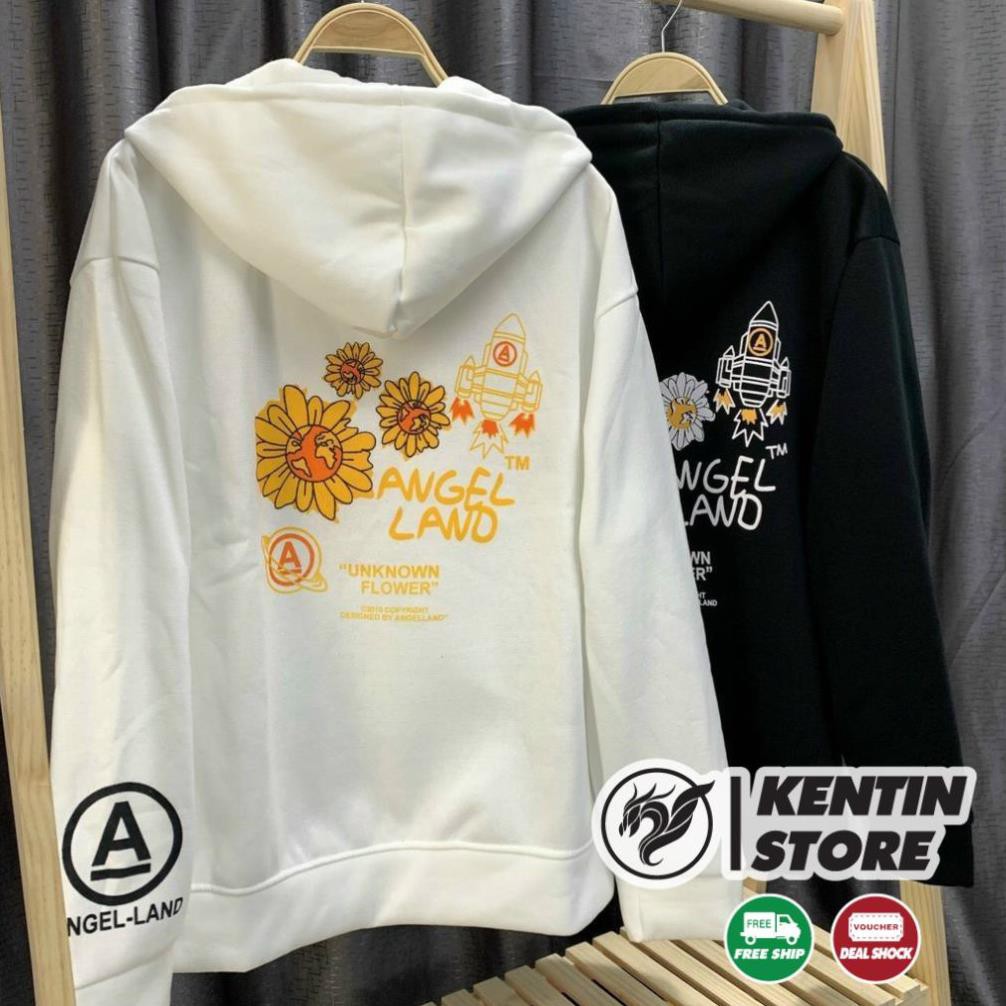 Áo Hoodie Không Xù lông Dành Cho Nam Nữ Có Mũ Chất Nỉ Form rộng Unisex in hình Angel Land Đôi | BigBuy360 - bigbuy360.vn