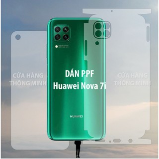 Dán màn hình Huawei Nova 7i mặt trước/mặt sau/màn hình/mặt lưng PPF Full viền