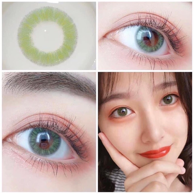 Chuchu Nâu rêu vân lens tia sọc mẫu 0 độ cận