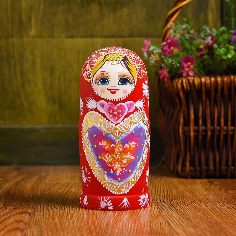 Bộ 10 Lớp Búp Bê Nga Matryoshka Làm Từ Gỗ Độc Đáo