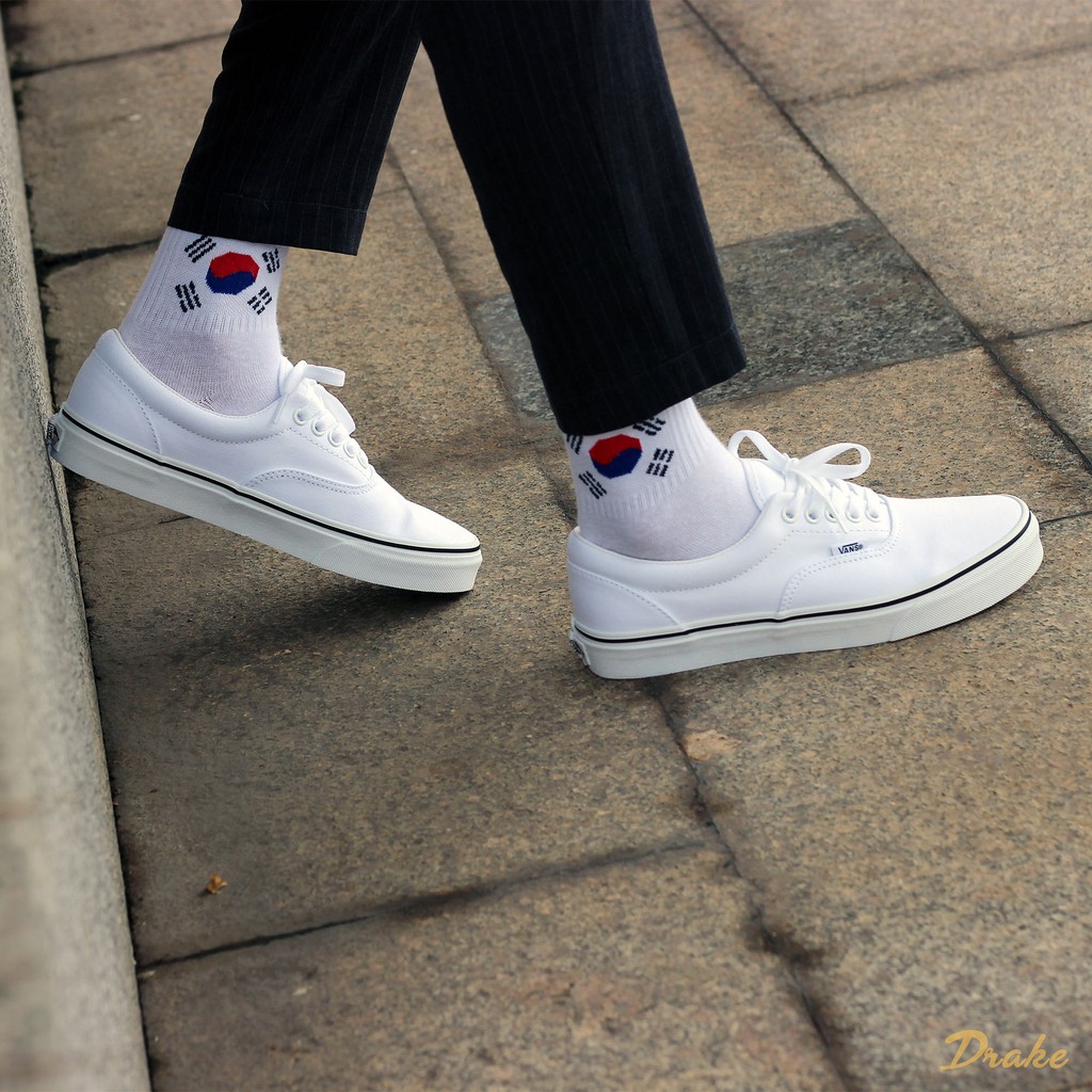 Giày sneakers Vans Era White Canvas Ox VN000EWZW00