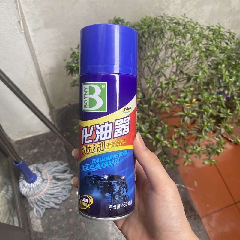 Xịt chế hoà khí vệ sinh bình xăng con,vệ sinh nhông sên dĩa