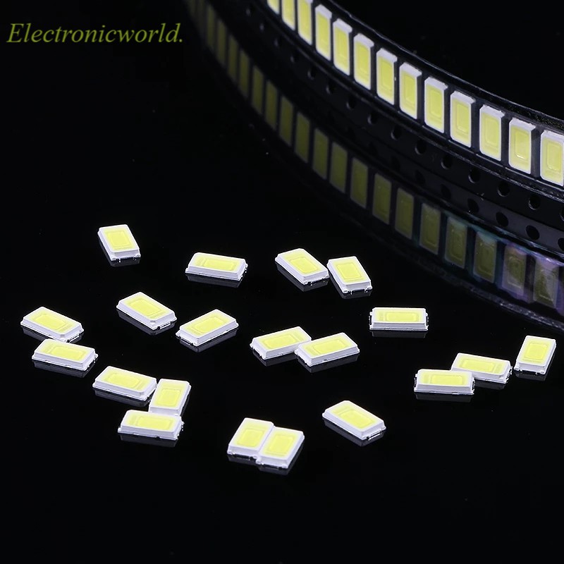 Set 50 điốt đèn led ánh sáng trắng 5630/5730-cw/Ww 0.5w-150ma 50-55lm 6500k Smd 5730 5630