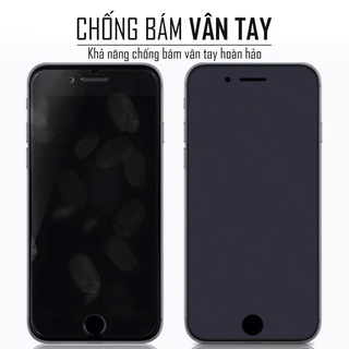 Kính Cường Lực iPhone Chống Vân Tay Full Màn 6/6plus/6s/6splus/7/7plus/8/8plus/x/xr/xs/11/12/13/pro/max/plus/promax