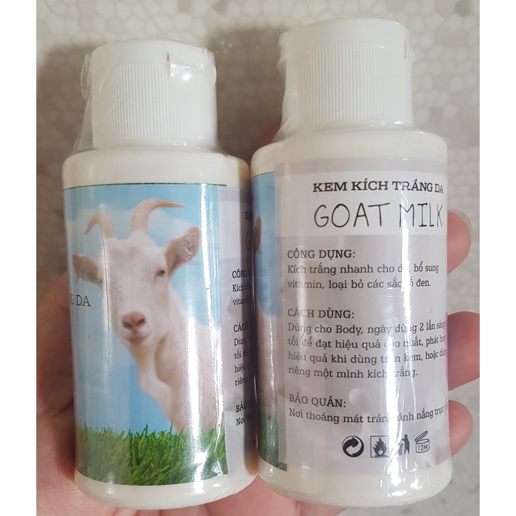 KEM KÍCH TRẮNG DA TOÀN THÂN GOAT MILK | BigBuy360 - bigbuy360.vn