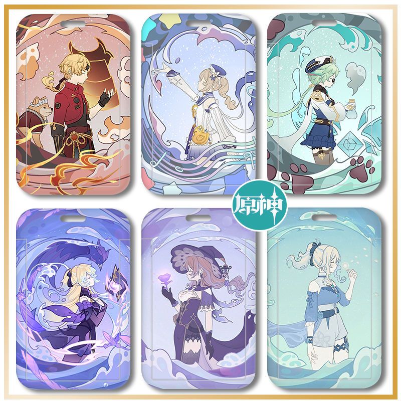 Mới Dây Đeo Thẻ Họa Tiết Anime Yelan Độc Đáo