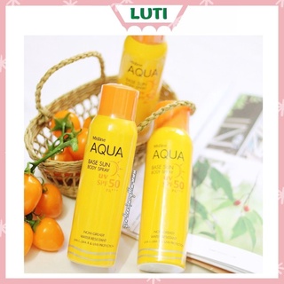 Xịt chống nắng aqua thái lan spf 50 dung tích 100m