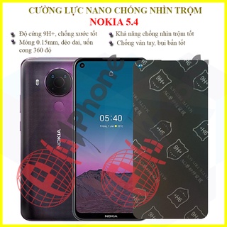 Dán chống nhìn trộm Nokia 5.4 - Dán cường lực dẻo nano 9H+
