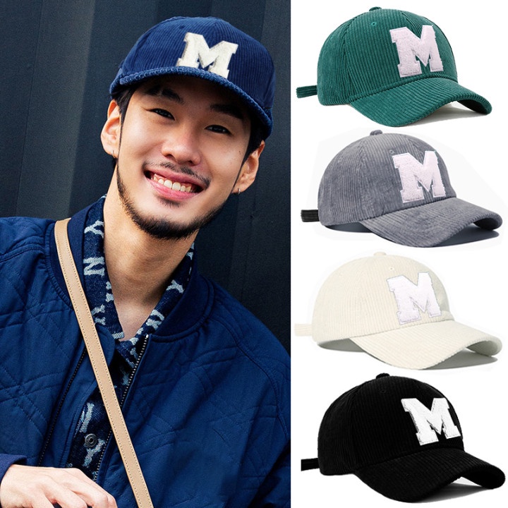 High quality 3D embroidered Japanese velvet M hip hop cap with adjustable size BQM0200