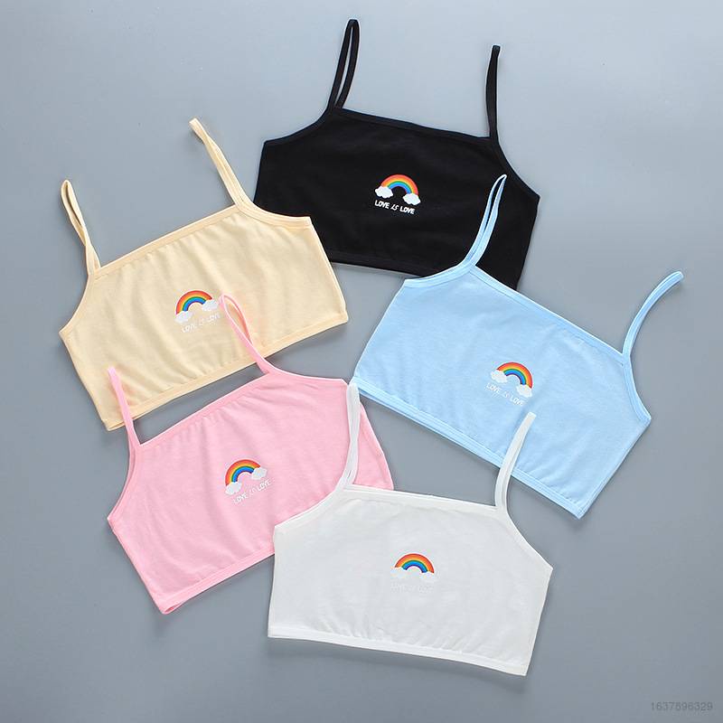 Áo Ngực cotton Mỏng Thoáng Khí 13 15 Tuổi Mới 9-14 Tuổi Dành Cho Bé Gái Tuổi Dậy Thì