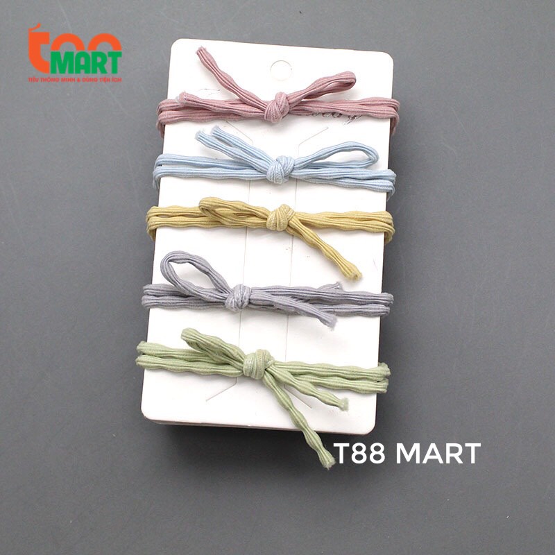 Dây chun buộc tóc đồ 1K cute nhiều hình dễ thương, thun cột tóc chặt và rất bền freeship