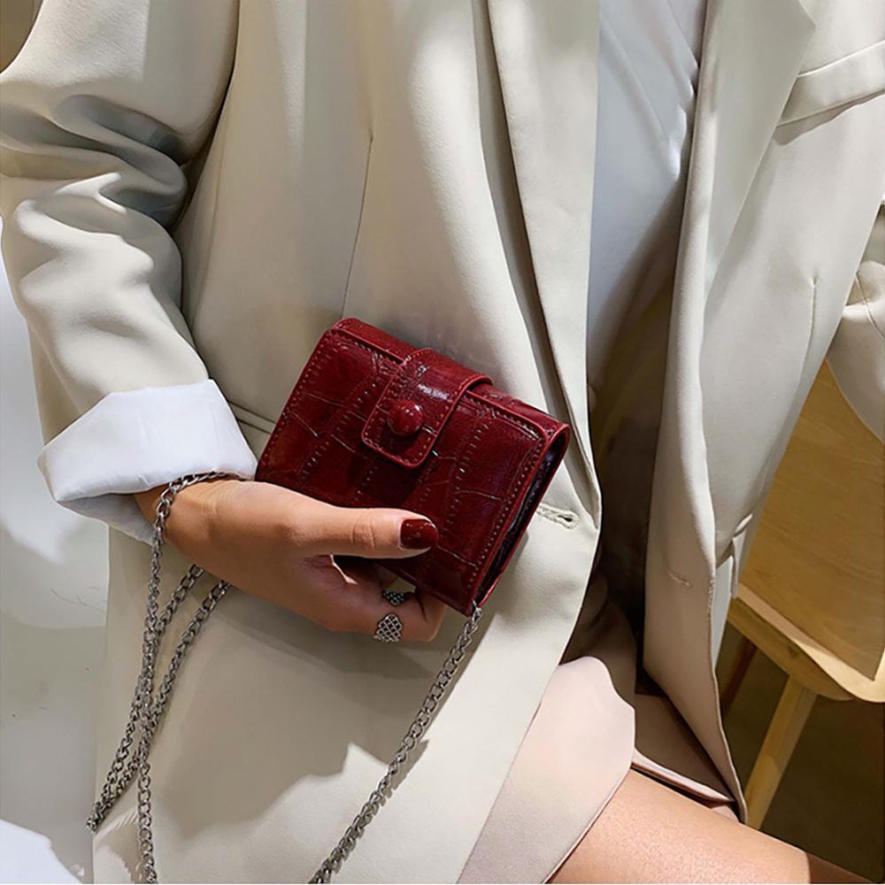 Túi Đựng Son Môi / Đồ Trang Điểm Mini Bằng Da PU Bền Bỉ