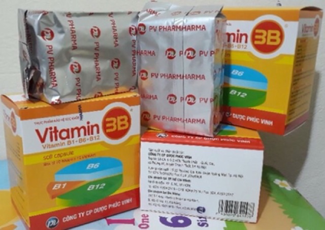 Viên uống bổ sung Vitamin 3B Phúc Vinh (B1- B6- B12)