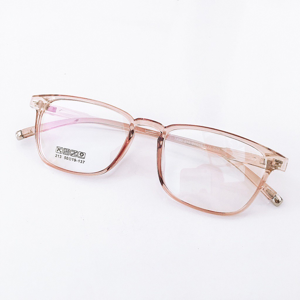 [Mã SKAMCLU7 giảm 10% cho đơn từ 0Đ] Gọng kính cận vuông nhựa dẻo 213 Anh Shop + nhận cắt tròng cận viễn loạn | BigBuy360 - bigbuy360.vn