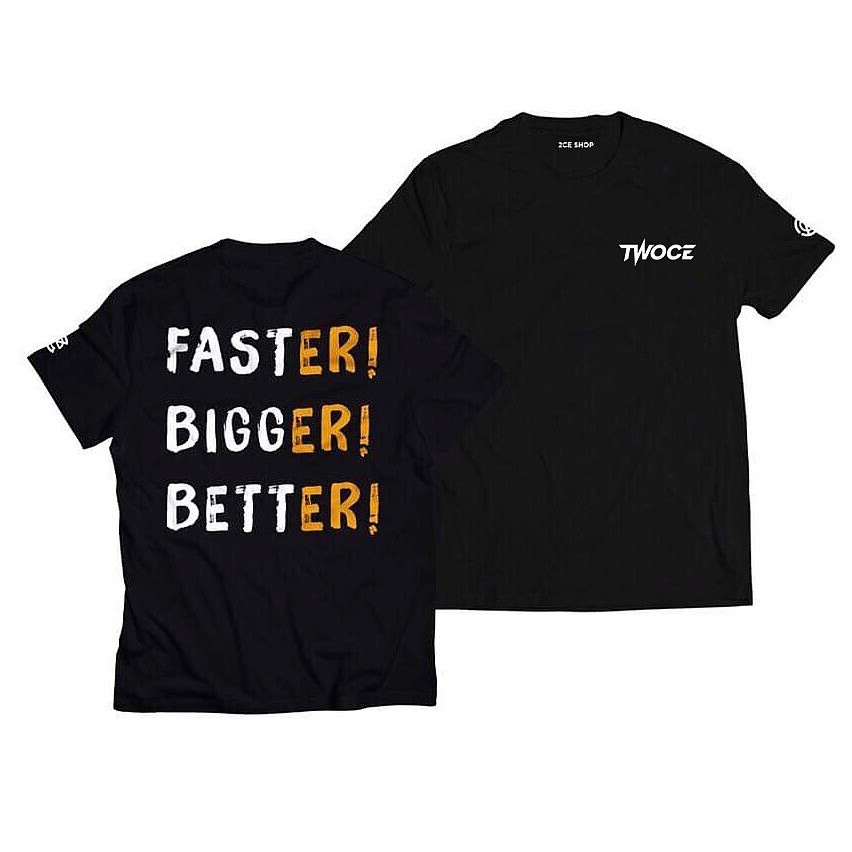 Áo Thun Unisex BETTER - Đen // TWOCE BRAND
