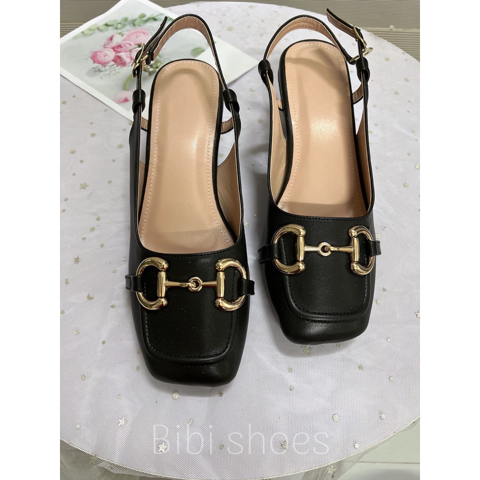 Giày nữ cao gót khoá đồng bigsize 40-44