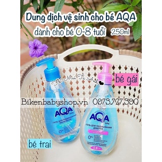 [CHỈ NHẬN NOWSHIP-KO SHIP TỈNH XA] Dung dịch vệ sinh cho bé gái AQA baby từ sơ sinh tới 8 tuổi
