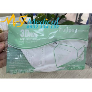 Combo 5 Khẩu trang 3D N95 Tulips (5cái)
