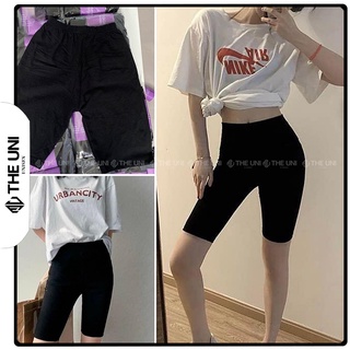 Quần Legging Cạp Cao Nâng Mông Quần Legging Lửng Nữ Chất Thun Bozip Co Giãn Freesize