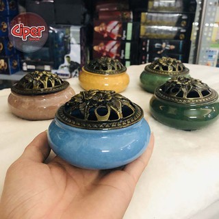 Lư gốm đốt trầm, xông trầm, khử mùi