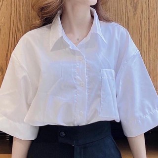 Áo sơ mi học sinh 1 túi