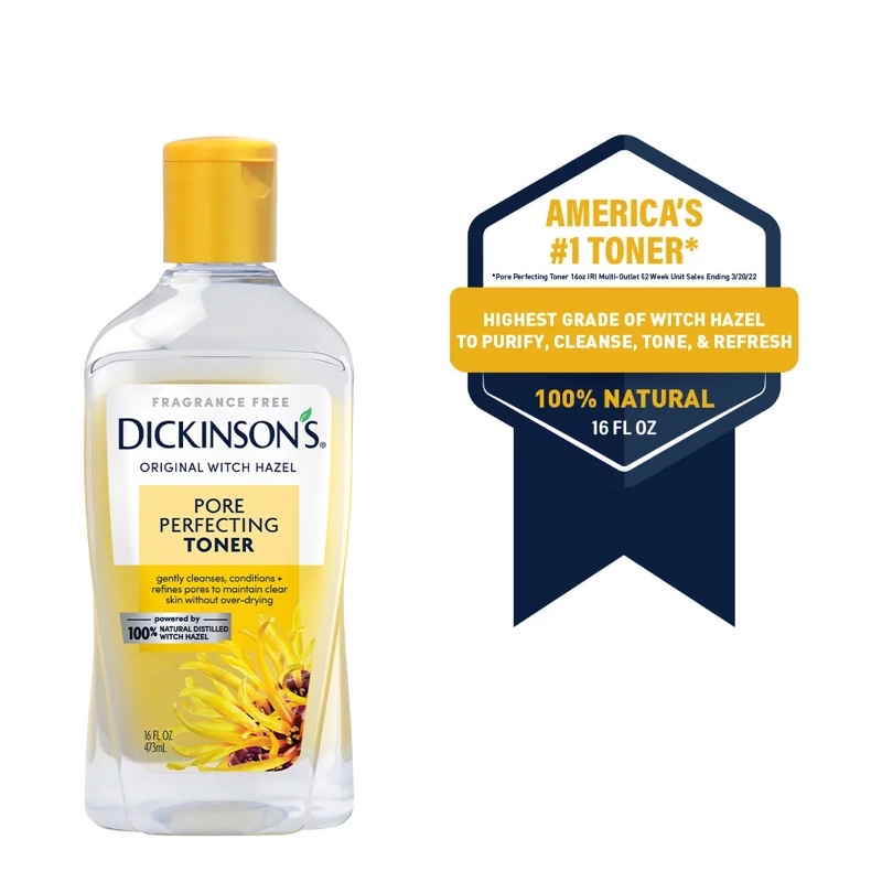 Nước hoa hồng DICKINSON'S Original Witch Hazel Pore Perfecting Toner 473ml