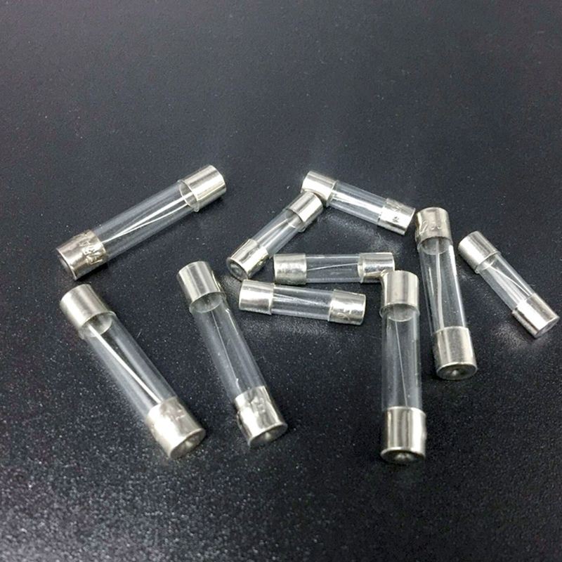 Hộp 100 cầu chì ống thủy tinh 5x20mm 250v 0.2-20a
