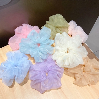 Dây buộc tóc cỡ lớn phong cách Hàn Quốc kiểu giản đơn