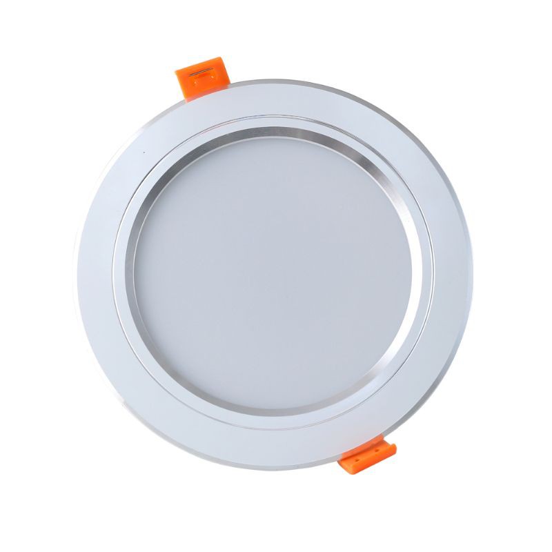 Đèn LED Âm trần Downlight Đổi màu 7W Viền Vàng, Viền Bạc