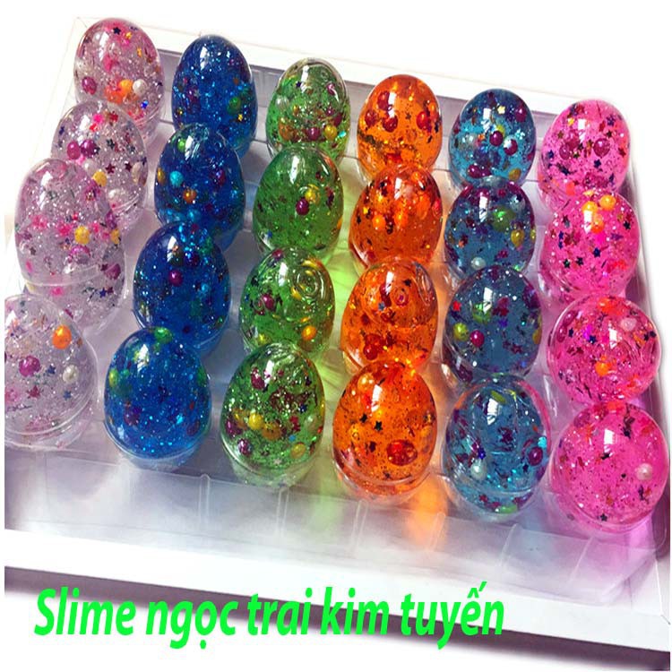 chất nhờn đồ chơi slime 2 in 1 - slime hoa quả có kèm vòng tay mã MLN56 Hz185