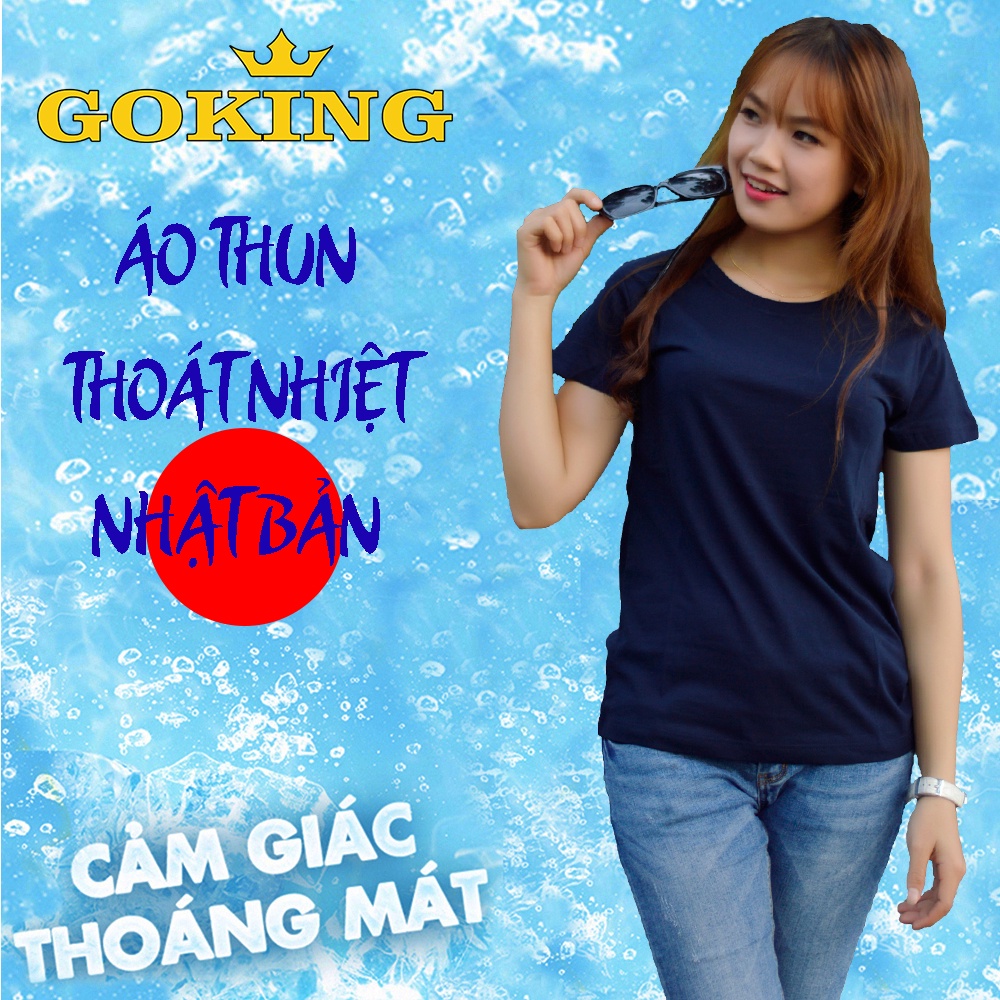 Áo phông nữ thoát nhiệt Nhật Bản GOKING, siêu thoáng mát, mặc như không mặc, đánh bay cơn nóng mùa hè. Hàng hiệu Goking