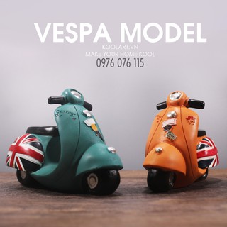 Xe vespa trang trí dễ thương - Đồ trang trí nghệ thuật